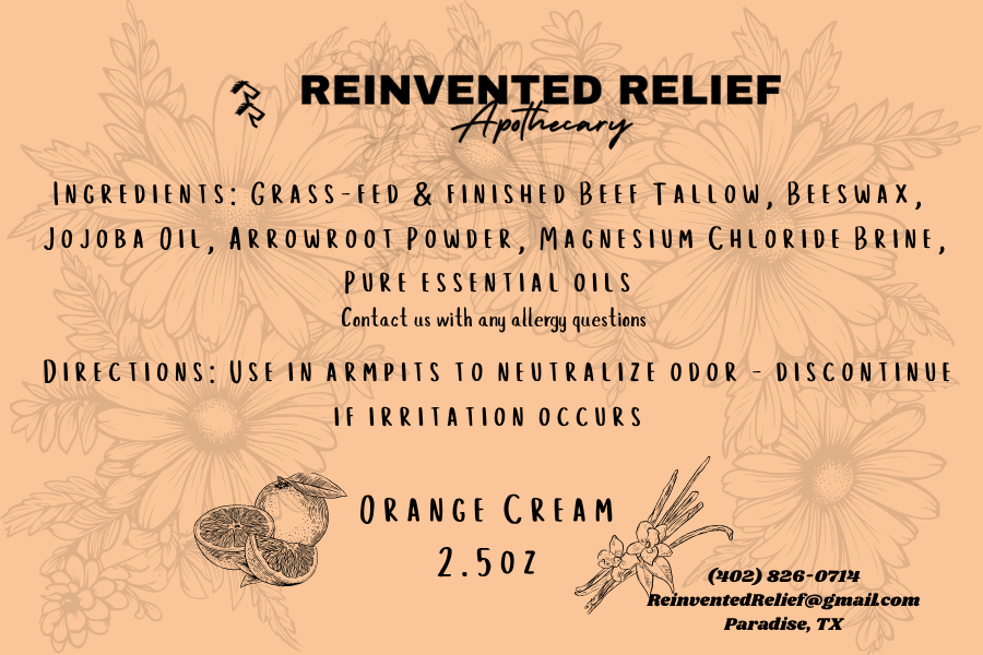 The FAT Deodorant Stick - Tallow Magnesium Deodorant