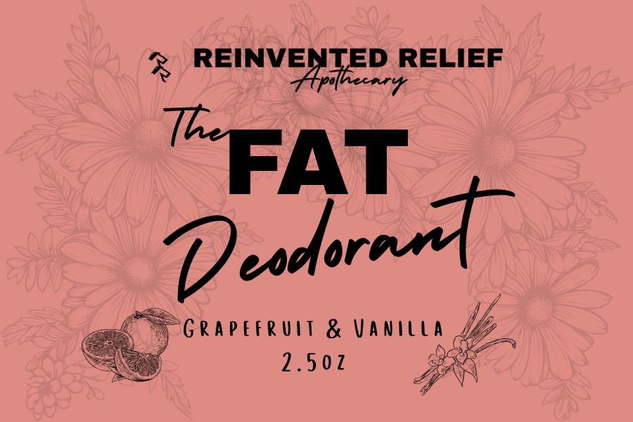 The FAT Deodorant Stick - Tallow Magnesium Deodorant