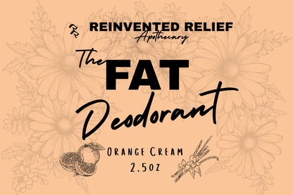 The FAT Deodorant Stick - Tallow Magnesium Deodorant