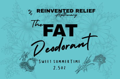 The FAT Deodorant Stick - Tallow Magnesium Deodorant
